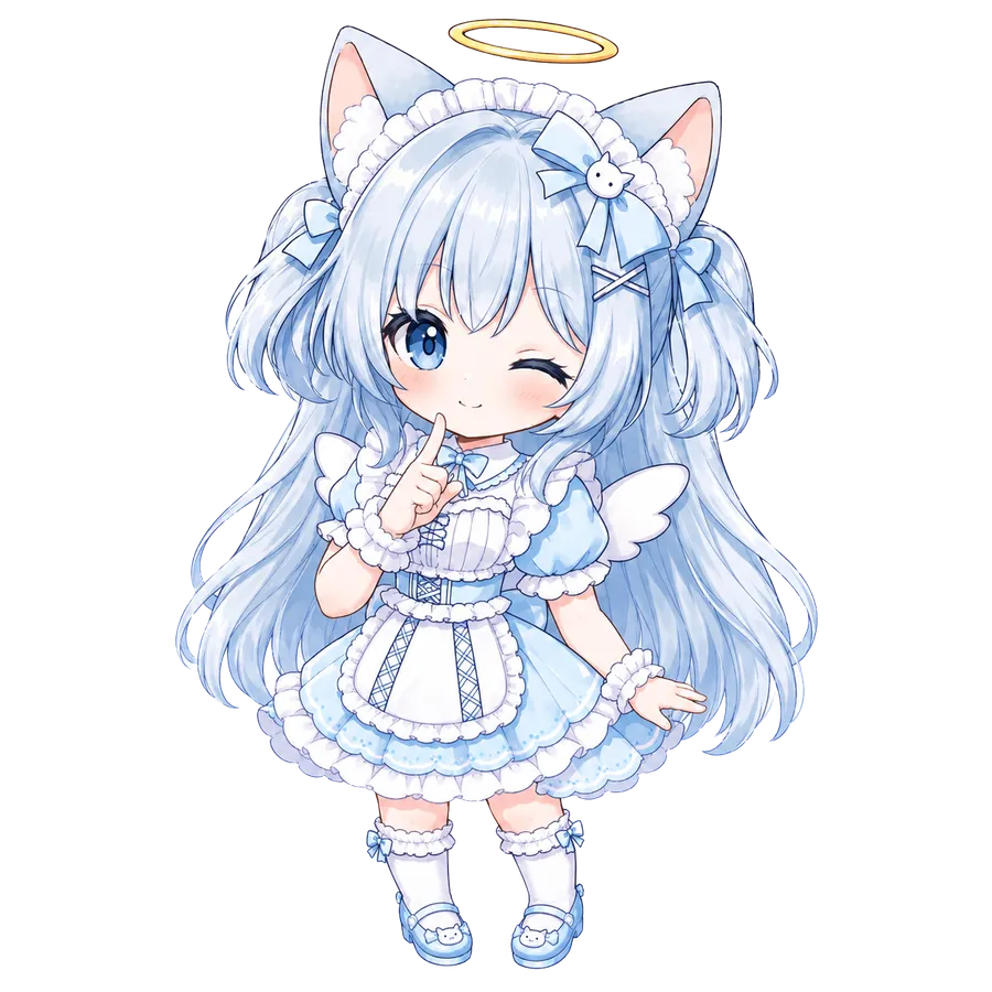 にゃんふぇりあの猫天使キャラクター