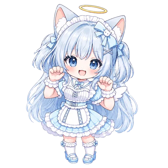 にゃんふぇりあの猫天使キャラクター
